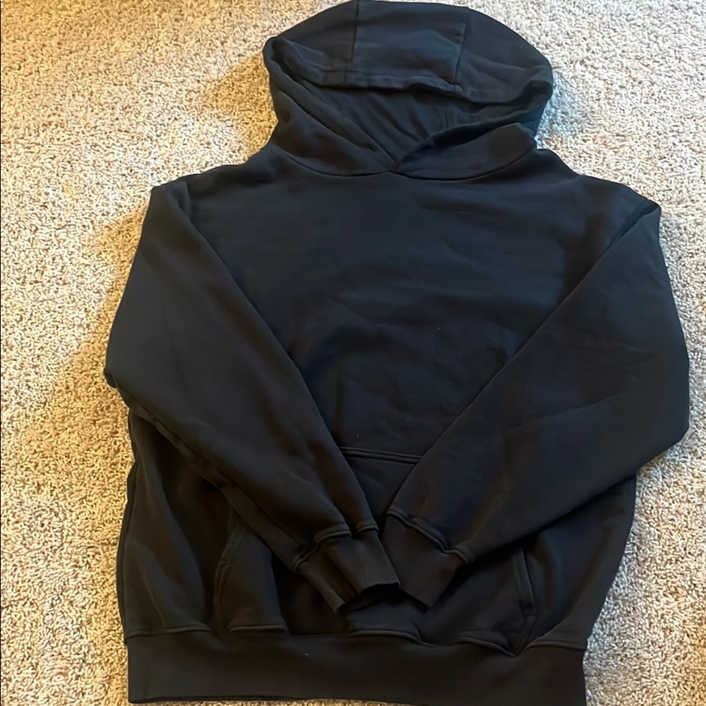 Aerie Black Pullover Hoodie Sweatshirt